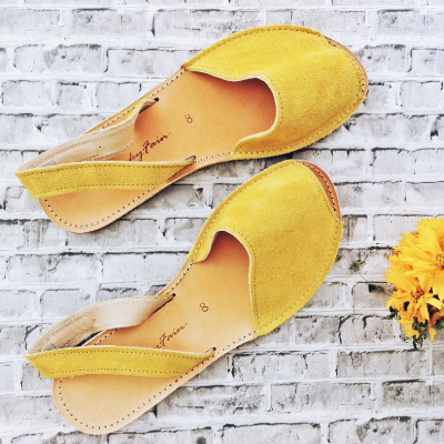 Sandale FUNKY Q galben | sandalefaine.ro Sandale FUNKY Q galben | sandalefaine.ro
