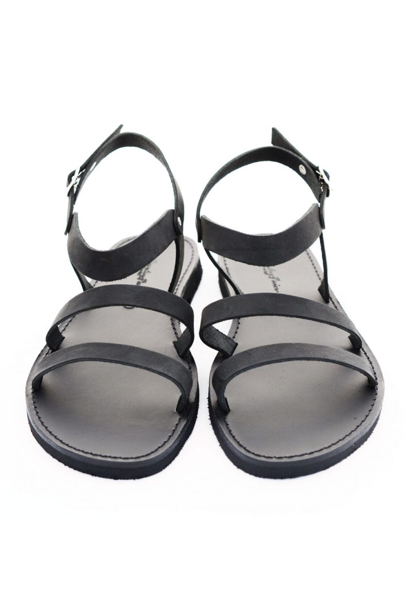 Sandale dama FUNKY CHIC negru | sandalefaine.ro