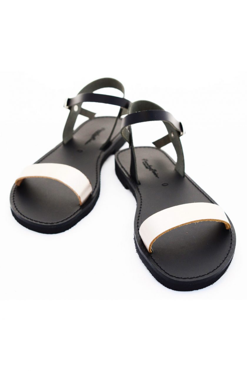 Sandale talpa joasa FUNKY CASUAL grej metalic | sandalefaine.ro